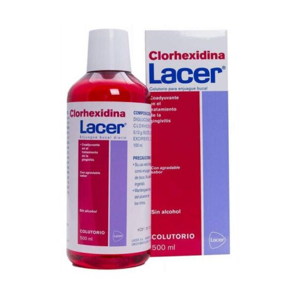 Lacer Mundspülung Chlorhexidin Antiseptisch 500 ml