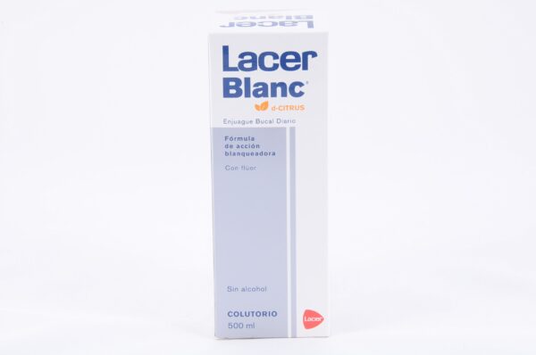 Lacer Lacerblanc Mundspülung Aufheller Citrus 500 ml