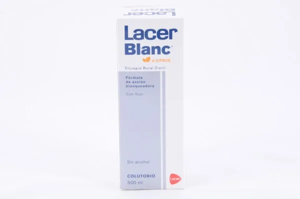 Lacer Lacerblanc Bain de bouche Blanchissant Citrus 500 ml