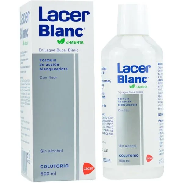 LacerBlanc Colutorio blanqueador 500 ml sabor D-ME