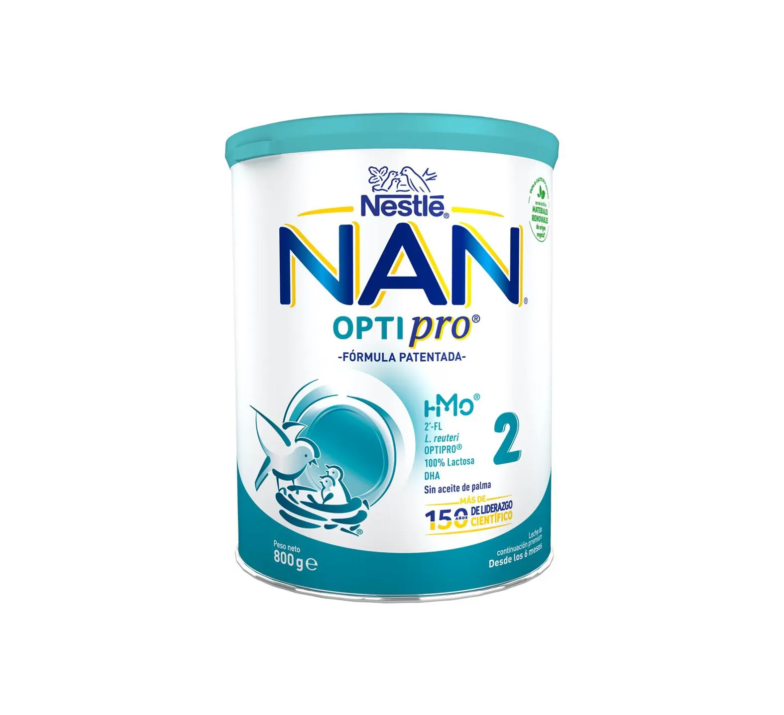 Praškasto mlijeko za nastavak NAN OPTIPRO 2 Nestlé limenka 800 g
