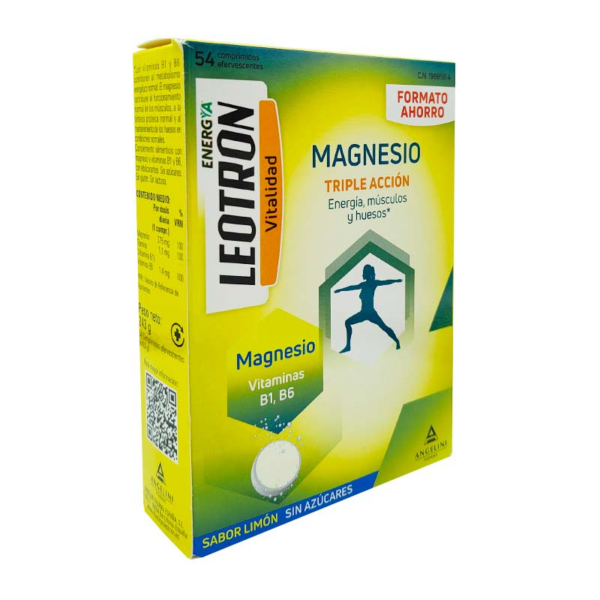 Leotron Magnésium citron 54 comprimés effervescents