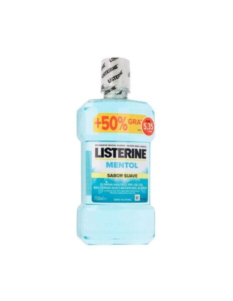 Listerine Menthol bain de bouche 750 ml