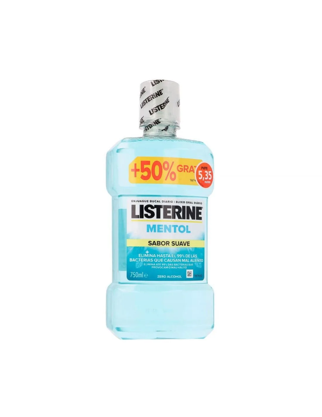 Listerine Menthol bain de bouche 750 ml