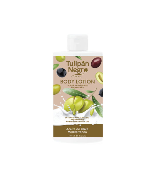 Loção corporal Tulipa Negra com óleo de oliva 400 ml