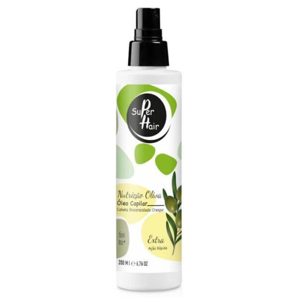 Lola Cosmetics huile d'olive nutritive pour cheveux bouclés 200 ml