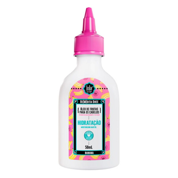 Lola Cosmetics Be(m)dita Ghee hydraterende haarolie met banaan en aloë vera 50 ml