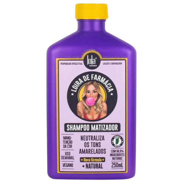 Lola Cosmetics Blonde Pharmacy shampoing matifiant blond bouteille 250 ml
