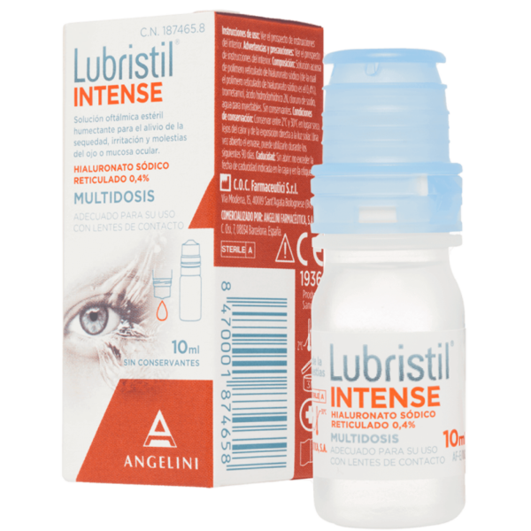 Lubristil Intense colirio lubricante ocular sin conservantes 10 ml multidosis
