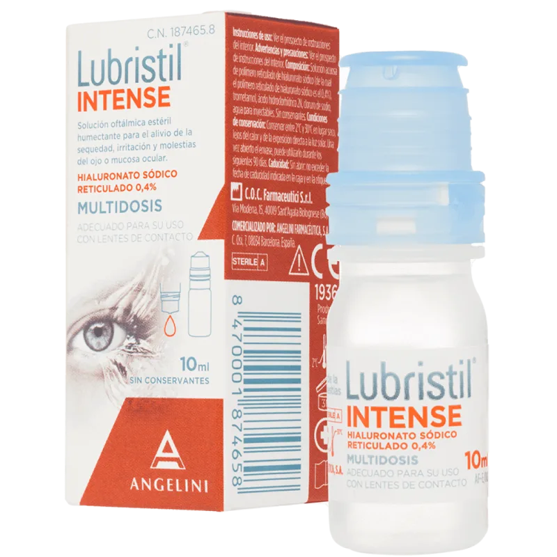 Lubristil Intense oftalmološka lubrikantna otopina bez konzervansa 10 ml višedozna