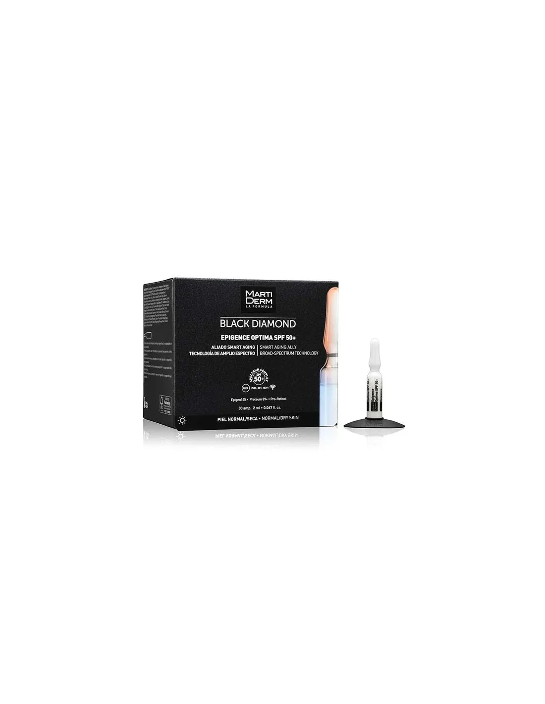 Martiderm Black Diamond Epigence Optima SPF50+ 30 ampullia