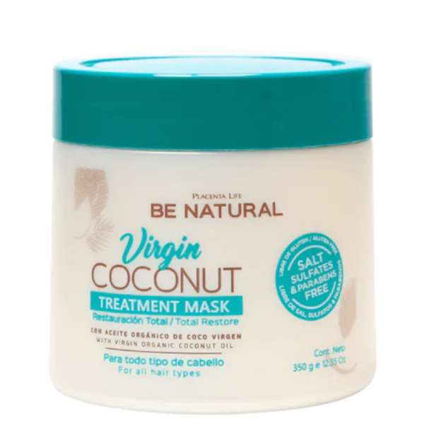 Be Natural Maschera capillare di cocco vergine 350 g