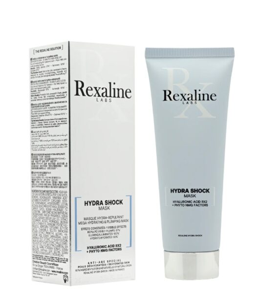 Rexaline Mascarilla facial 3D Hydra-Shock hiperhidratante y rejuvenecedora en gel 75 ml