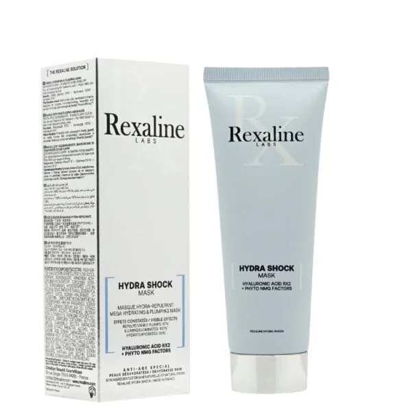 Rexaline Maschera facciale 3D Hydra-Shock idratante e rigenerante in gel 75 ml