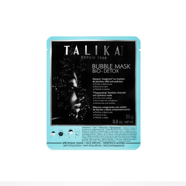 Talika Mascarilla facial Bubble Bio Detox antipolución 25 g