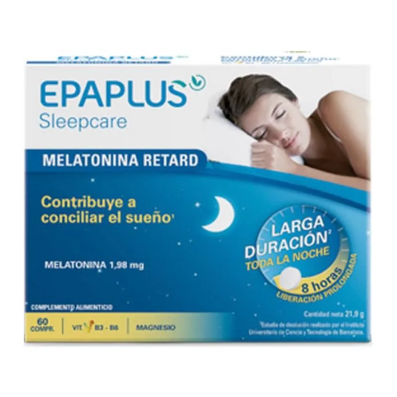 Epaplus Mélatonine retard 60 capsules