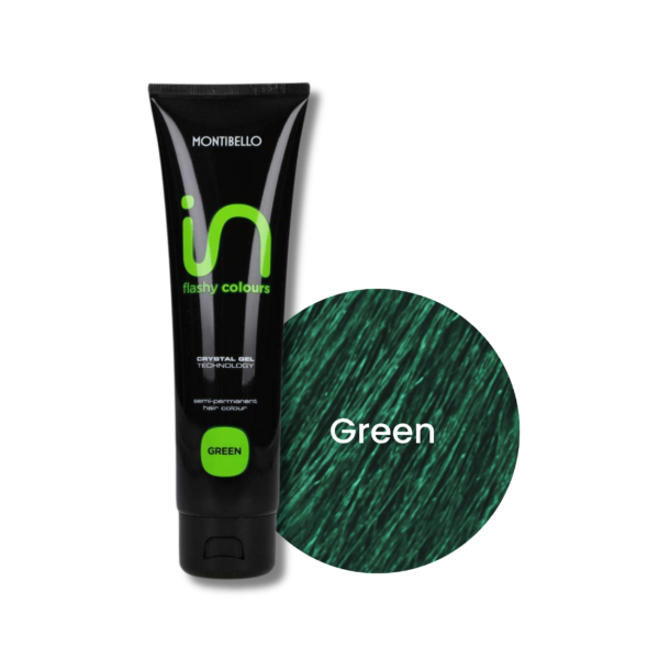 Montibello en Flashy couleur vert teinture capillaire semi-permanente 150 ml