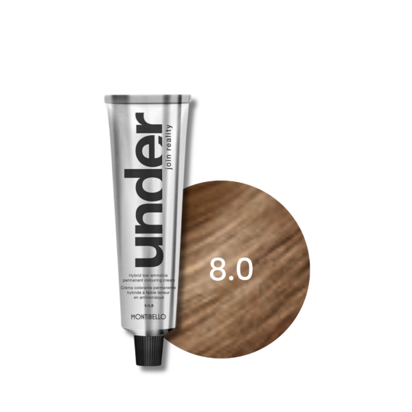 Montibello tinta permanente Under 8.0 biondo chiaro naturale 60 g