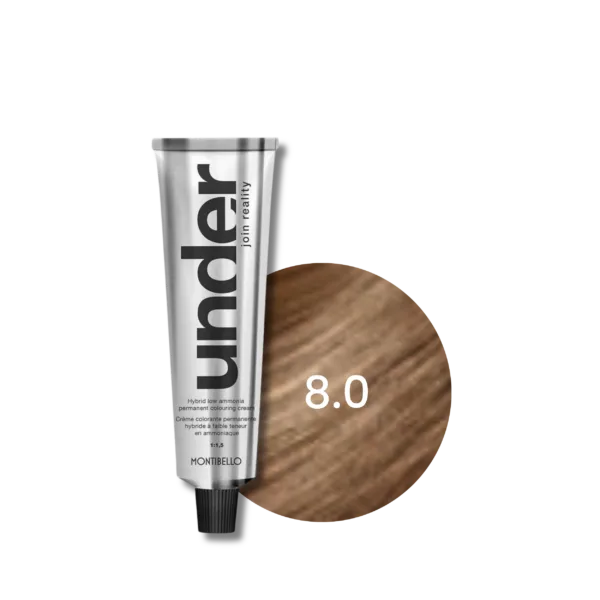 Montibello tinte permanente Under 8.0 rubio claro natural 60 g