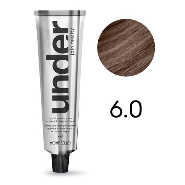 Montibello Under tinte permanente 6.0 rubio oscuro natural tubo 60 g