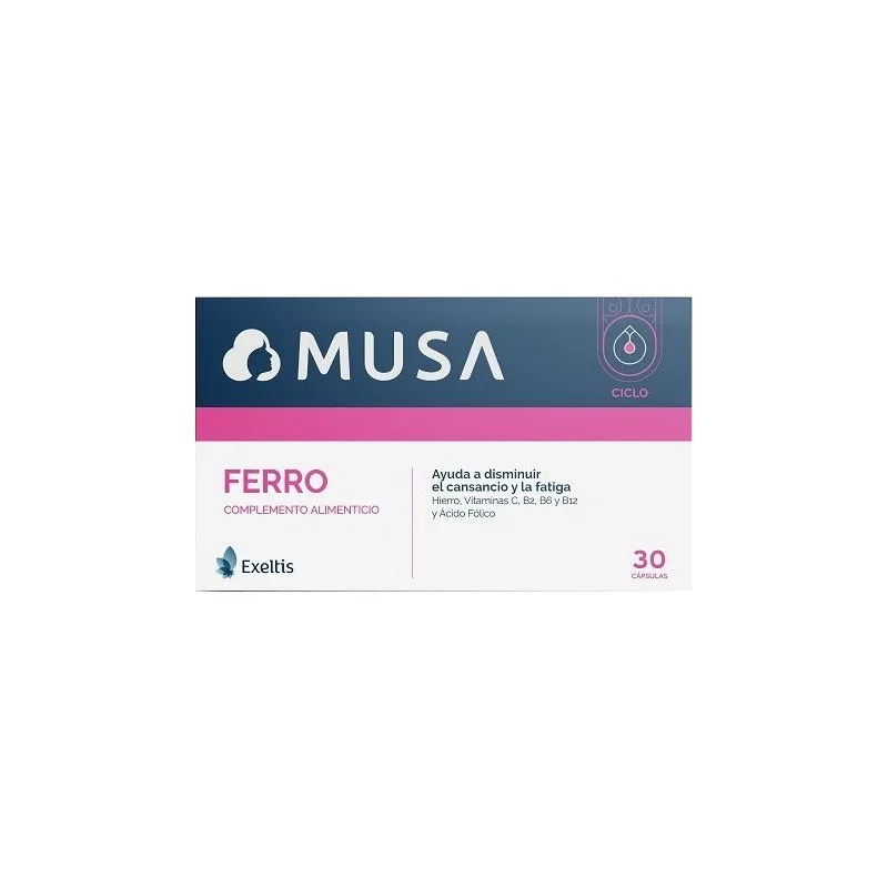 Musa Ferro ijzersupplement 30 zachte capsules
