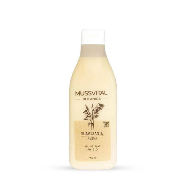 Mussvital Botanics Gel de Baño con Avena Piel Sensible 750 ml