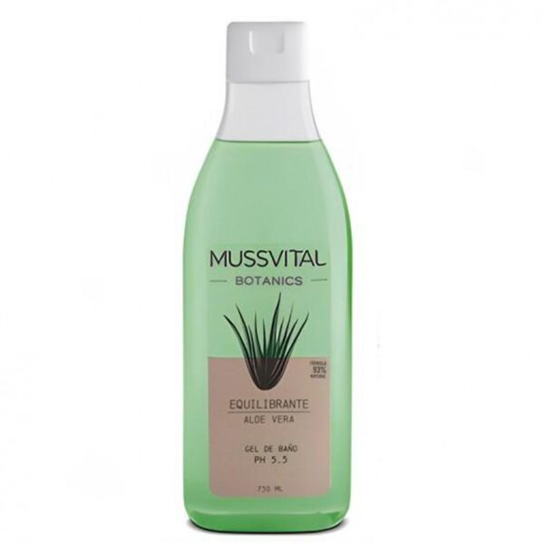 Mussvital gel de baño aloe vera y vitamina E 750 ml