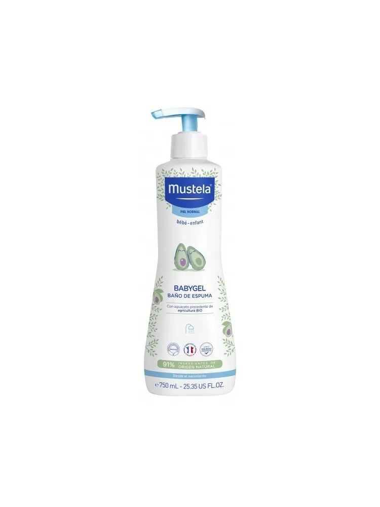Mustela Babygel gel de bain infantile 750 ml