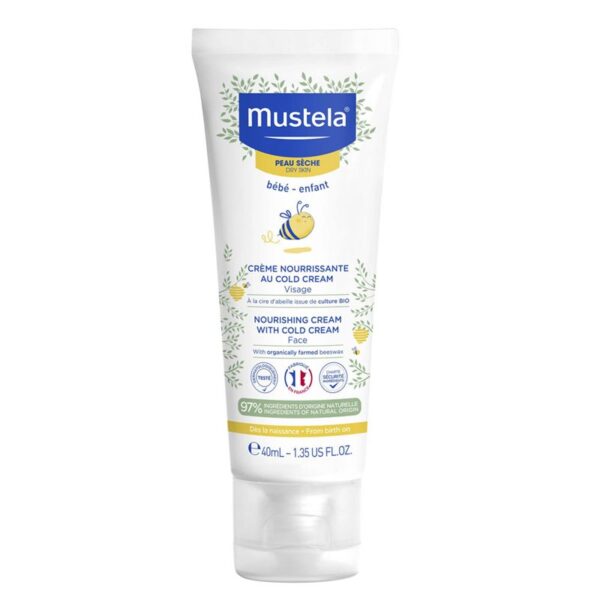 Mustela Gesichtscreme Cold Cream Nutriprotector für Babys und Kinder 40 ml