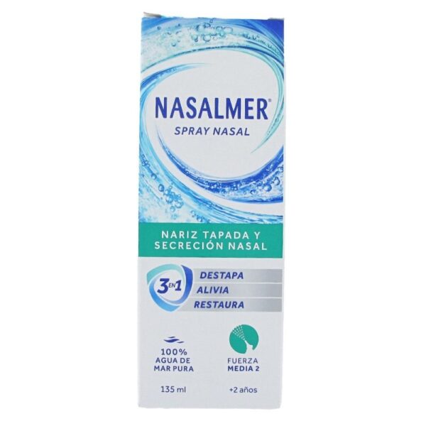 Nasalmer spray nasal isotónico fuerza media 2 135 ml