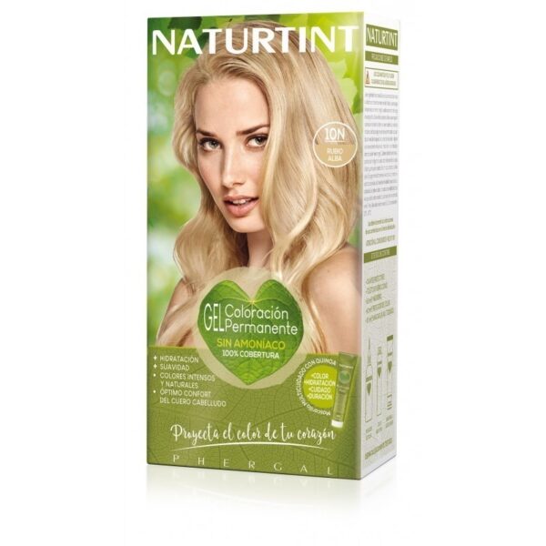 Naturtint Gel Colorazione Permanente 10N Biondo Alba 170 ml