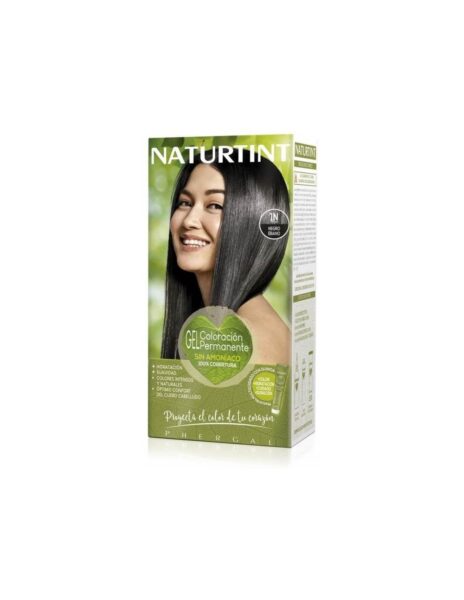 Naturtint Gel Colorazione Permanente 1N Nero Ebano senza ammoniaca 170 ml