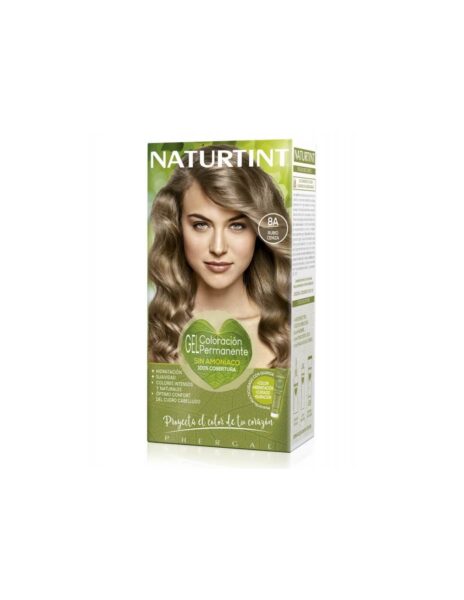 Naturtint Gel Colorazione Permanente 8A Biondo Cenere senza Ammoniaca 170 ml