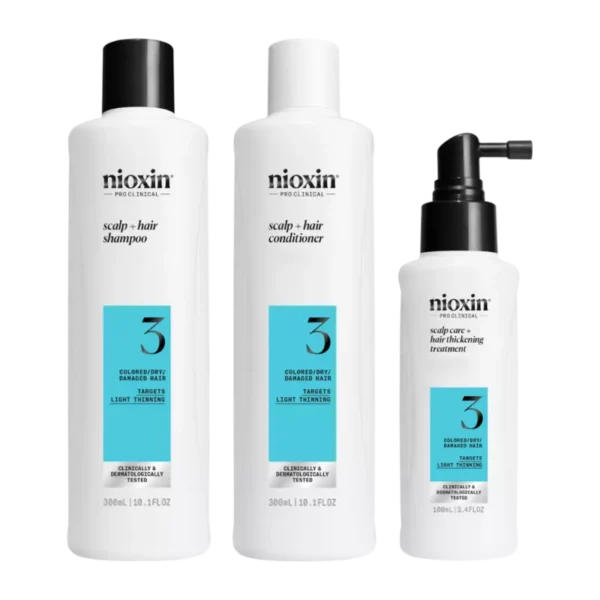 Nioxin System 3 Loyalty Kit traitement capillaire 300 ml + 300 ml + 100 ml