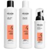 Nioxin System 4 Trial Kit traitement densifiant cheveux teints et très affaiblis 340 ml