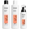 Nioxin System 4 Trial Kit traitement densifiant cheveux teints et très affaiblis 340 ml
