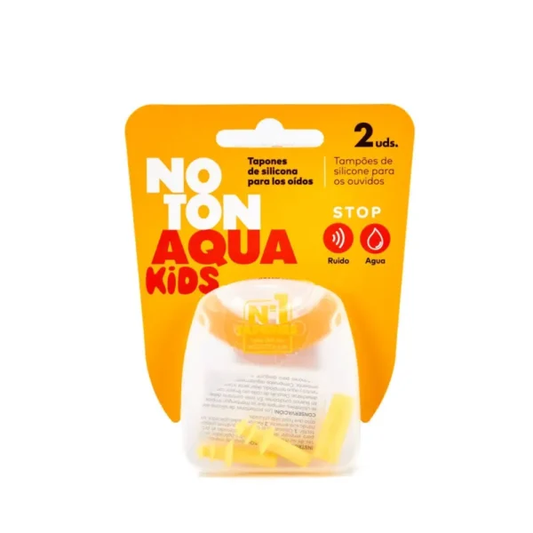 Noton Aqua Kids tapones de silicona para oídos infantiles, 2 unidades