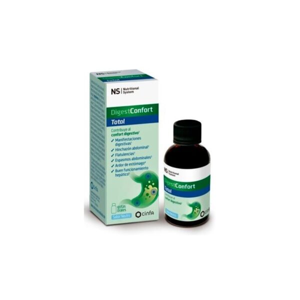 NS Digestconfort Total orale druppels, neutrale smaak, flesje van 50 ml