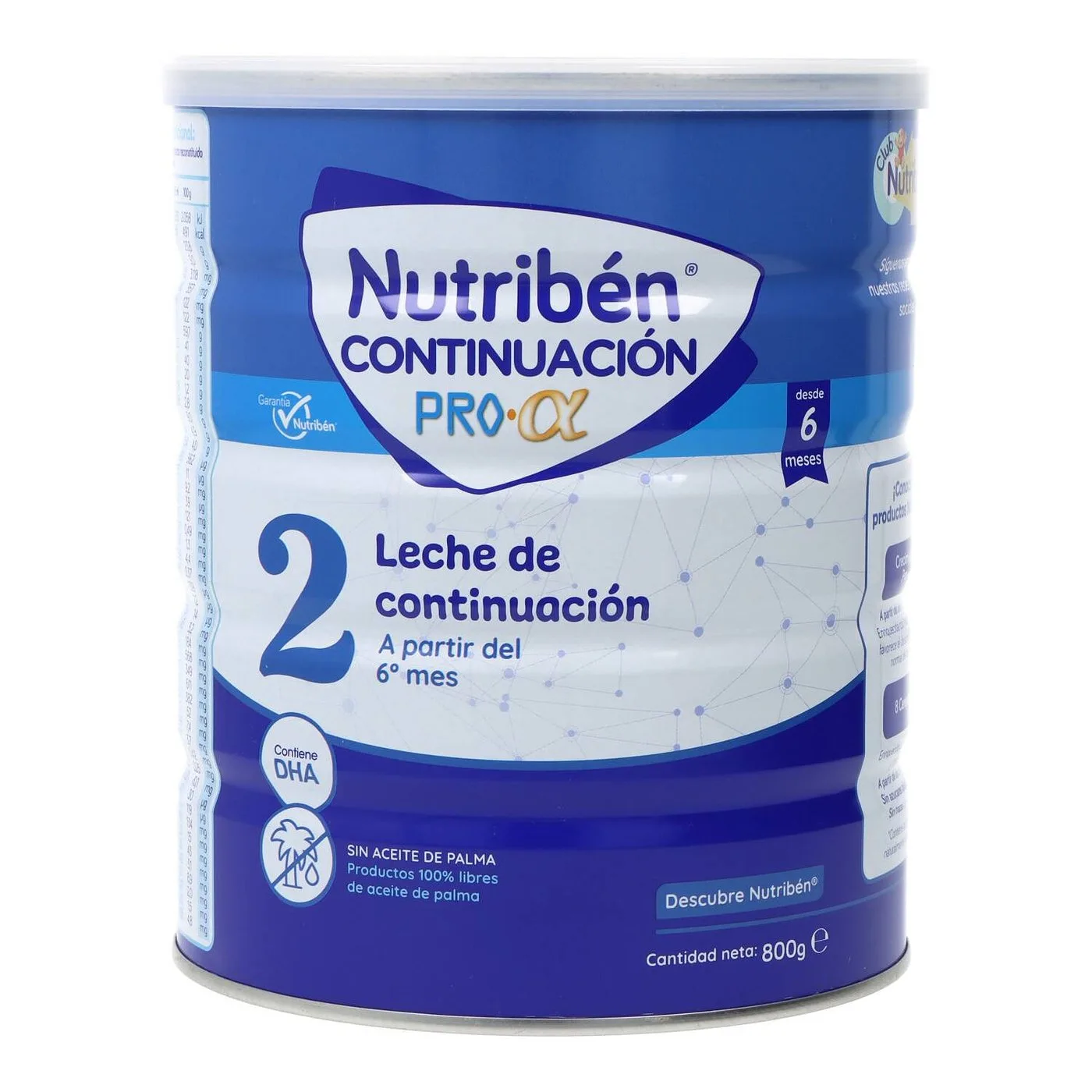 Nutribén Continuación 2 Säuglingsnahrung in Pulver ab 6 Monaten 800 g