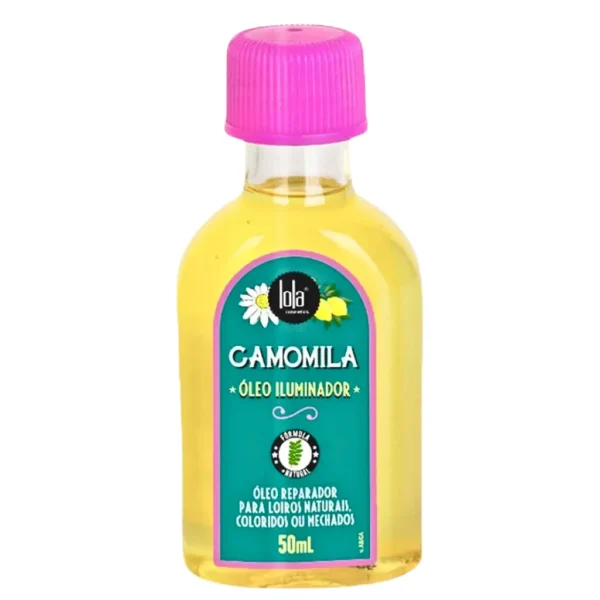 Olio Illuminante Camomilla per Capelli Biondo Lola Cosmetics 50 ml
