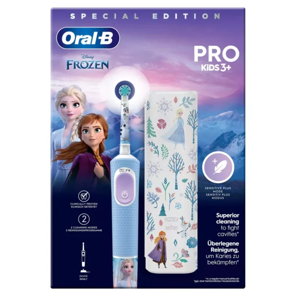 Oral-B Pro Kids Frozen spazzolino da denti elettrico infantile +3 anni ricaricabile
