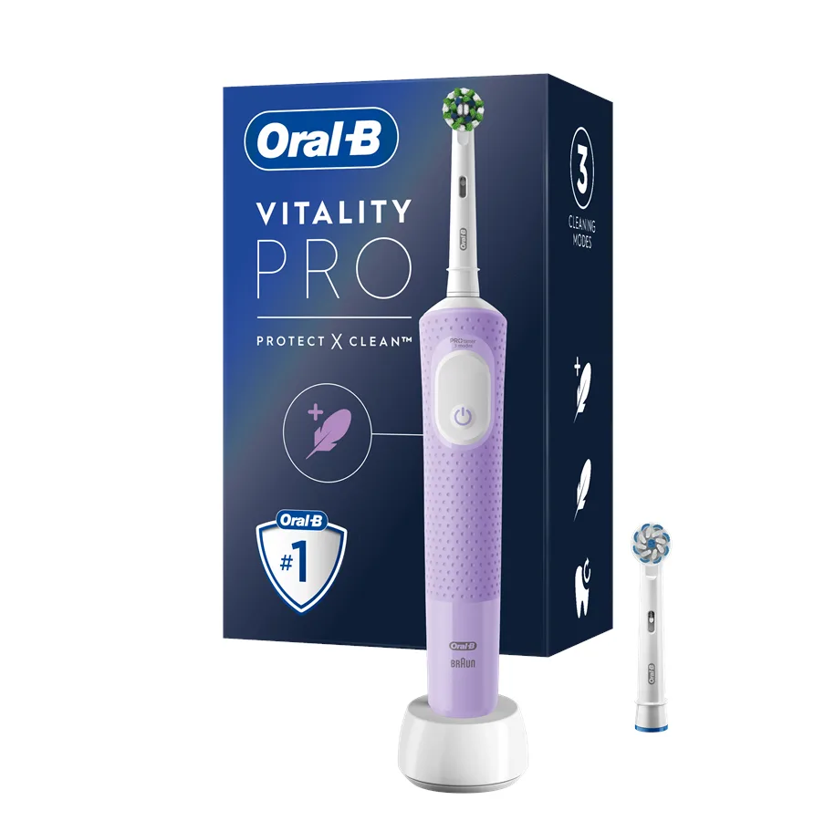 Oral-B Vitality Pro elektrische tandenborstel oplaadbaar kleur lila