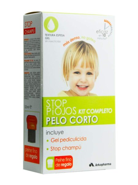 Pack antipidocchi Stop Pidocchi per capelli corti