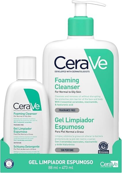 Συσκευασία gel αφρού καθαριστικού 473 ml + 88 ml