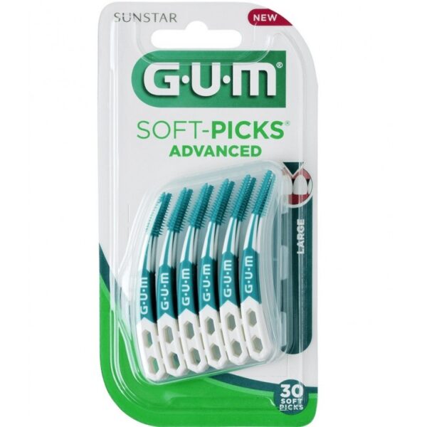 Stuzzicadenti interdentali GUM Soft-Picks Advanced taglia large, 30 unità