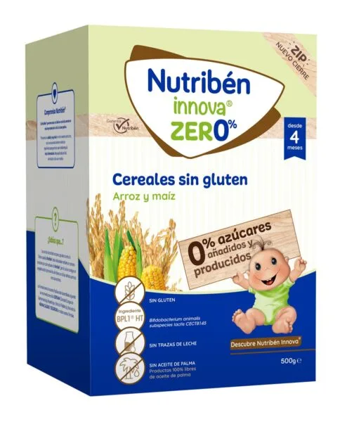 Papinha infantil Nutribén Innova Zero sem cereais nem glúten 500 g
