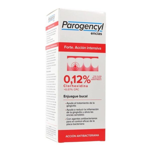 Parogencyl Forte collutorio gengivite sciacquo orale cura delle gengive 500 ml