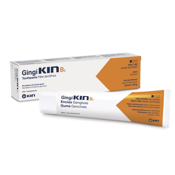 Dentifrice GingiKin Plus gencives sensibles, tube 125 ml