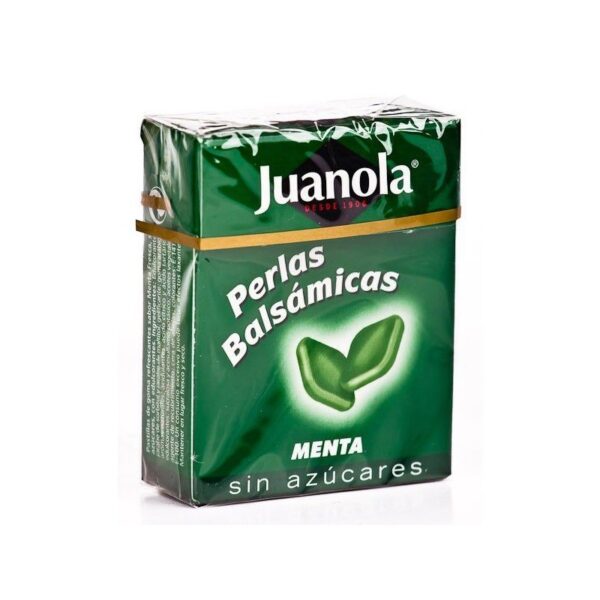Perle di menta Juanola 25 g – confezione da 20 unità