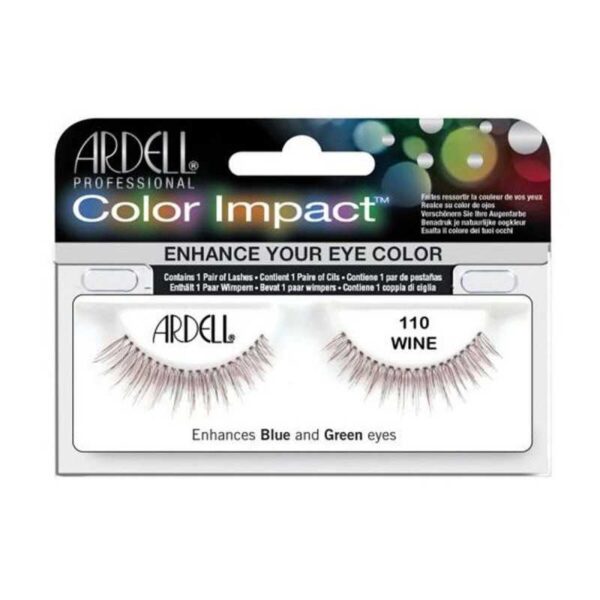 Ciglia finte Ardell Color Impact 110 tono Wine